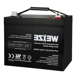 Weize 12 Volt 75AH Deep Cycle Battery SLA AGM For Mini Kota 