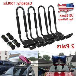 Carrier Boat Ski Surf Snowboard Roof Mount Car Cross J-bar R