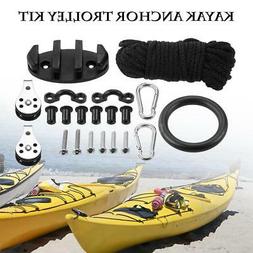 Canoe Anchor Trolley Kit For Kayak Canoe Anchor Trolley Syst