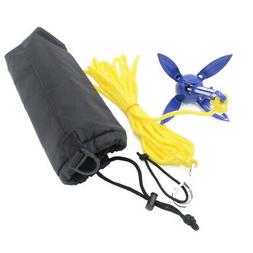 Small Boat Anchor Kit Foldable With 5m Marine Grade Rope
