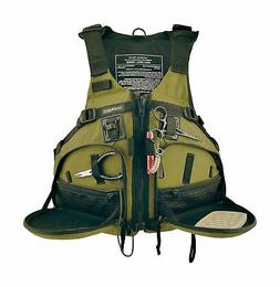 Stohlquist Fisherman Personal Floatation Device, Cactus, Lar