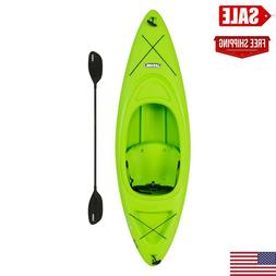 8ft Boat With Paddle Green Lightweight Adjustable Seat