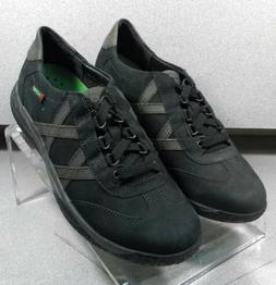 Black Lmdf20 Women's Shoes Size 7  Leather Lace Up Mephisto