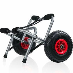 Cart Dolly Wheels Trolley Foldable Canoe Boat Carrier Kayaki