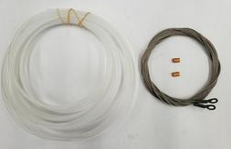 Rudder Cable Replacement Kit. Pre Fab Cables, Tubing And Swa