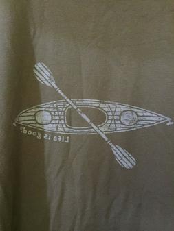 NEW Life is Good Men t-shirts Sz XL Short  Sleeve Color Brow