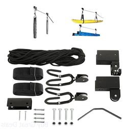 & Canoe Lift Hoist Kayak For Garage / Canoe Hoists 125 Lb Ca
